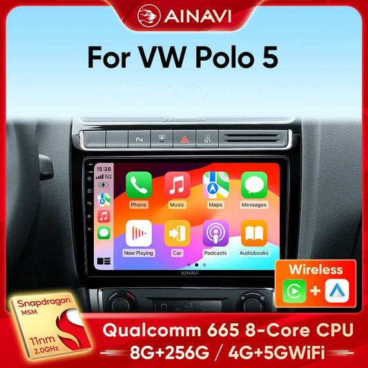 Sistema multimedia Ainavi para VW Polo 5 (2008-2017)