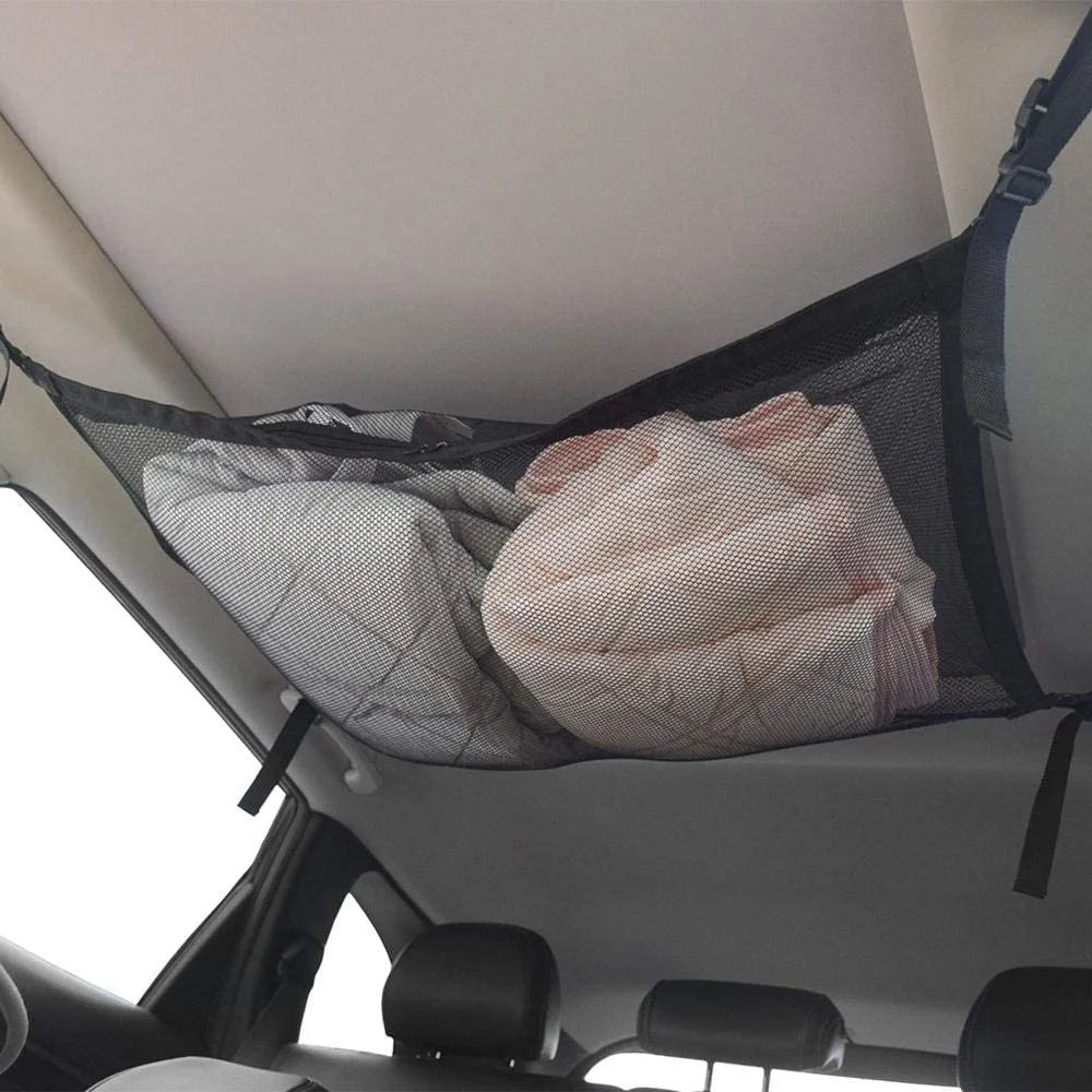 Filet de rangement au plafond