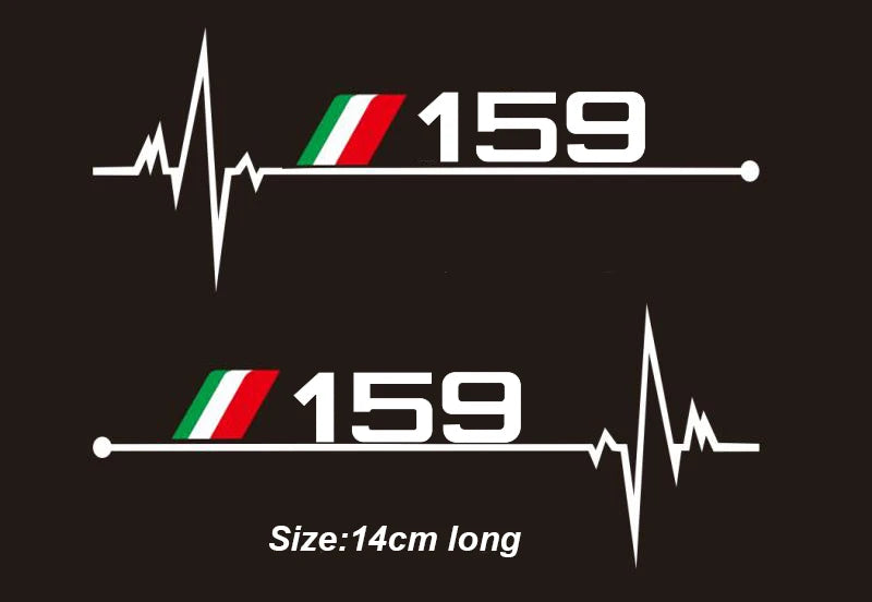 2 pegatinas para espejo retrovisor Alfa Romeo 159 – Pro Fit