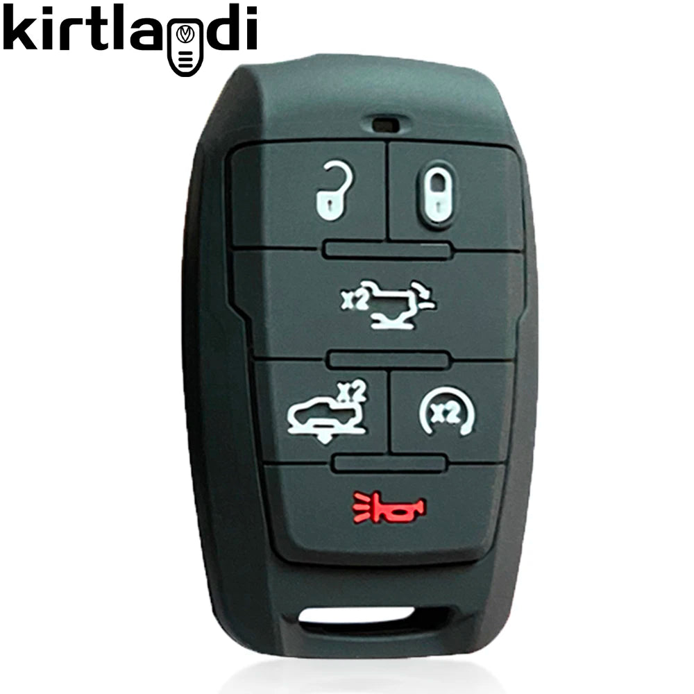 RAM 2020-2021 3/4/5 Button Silicone Key Fob Cover