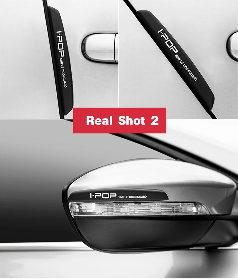 6 protectores de borde de puerta de coche para Audi y BMW, antiarañazos