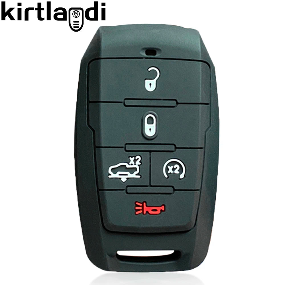 RAM 2020-2021 3/4/5 Button Silicone Key Fob Cover
