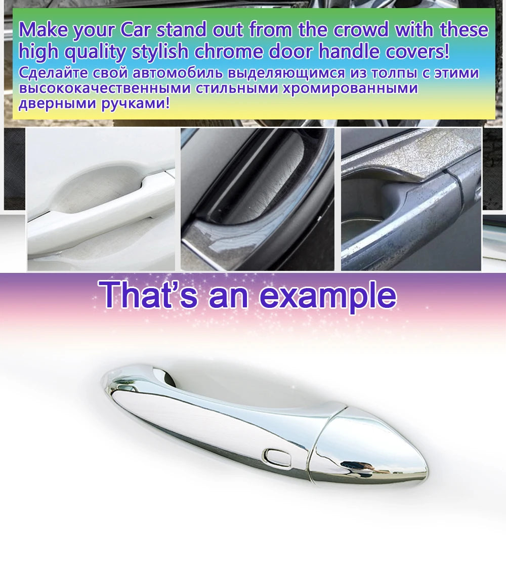 Chrome Handle Cover Trim for Opel Vauxhall Meriva 2011-2017