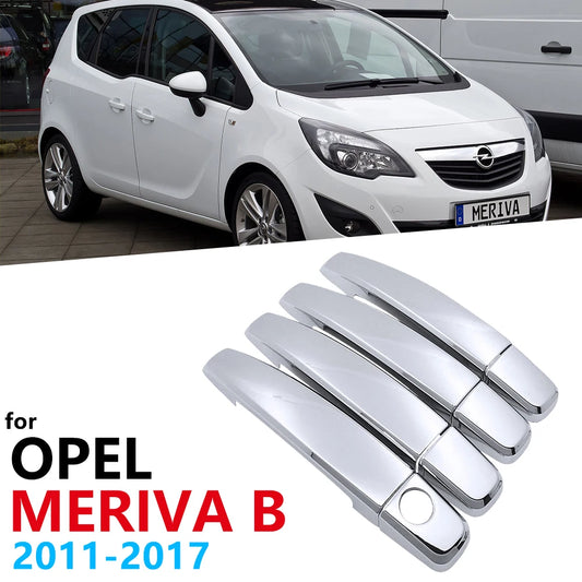 Chrome Handle Cover Trim for Opel  Vauxhall Meriva 2011-2017
