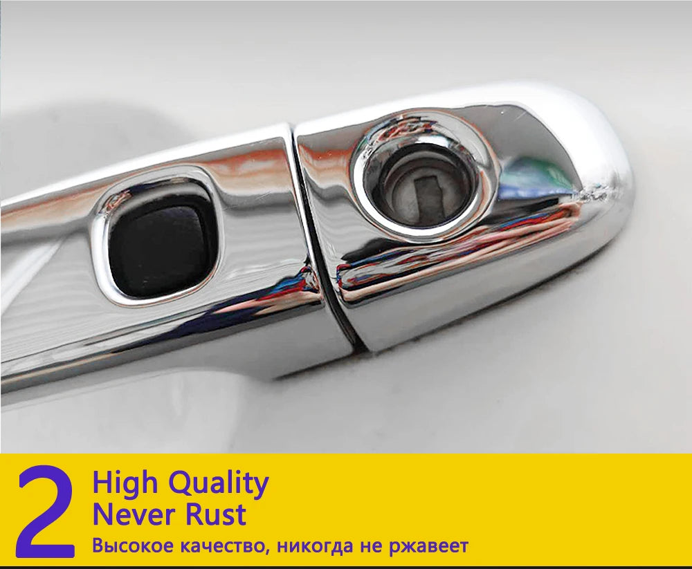 Chrome Handle Cover Trim for Opel Vauxhall Meriva 2011-2017