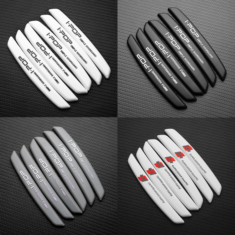 6 protectores de borde de puerta de coche para Audi y BMW, antiarañazos