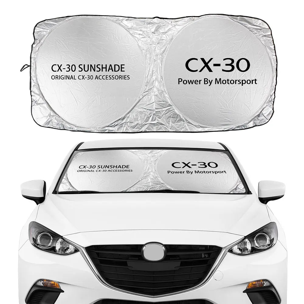 Mazda Front Sunshade Sun Visor—Precision Fit, UV Shield