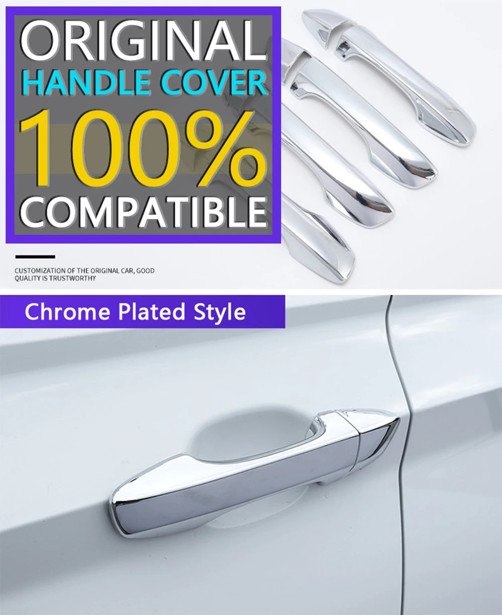 Chrome Handle Cover Trim for Opel Vauxhall Meriva 2011-2017