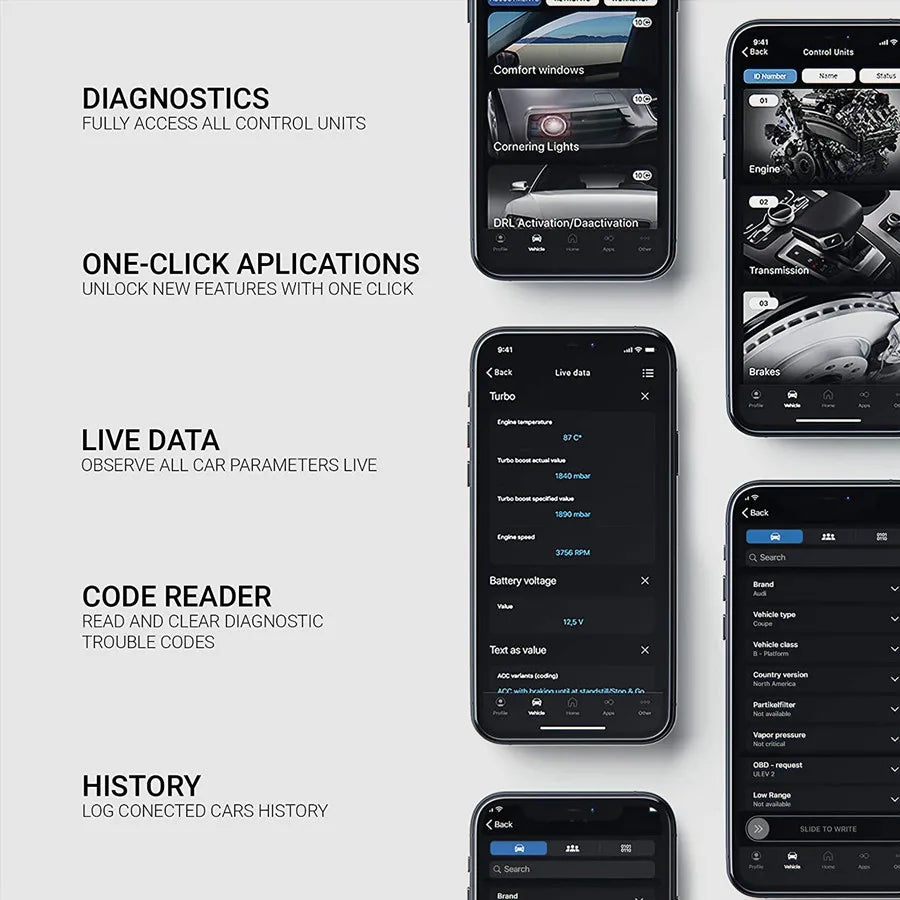 Outil de diagnostic OBDeleven Nextgen OBD2 Pro