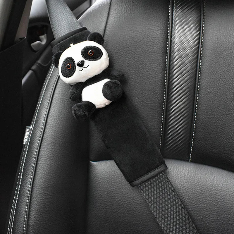 Housse de ceinture de sécurité pour enfants, motif animal de dessin animé mignon