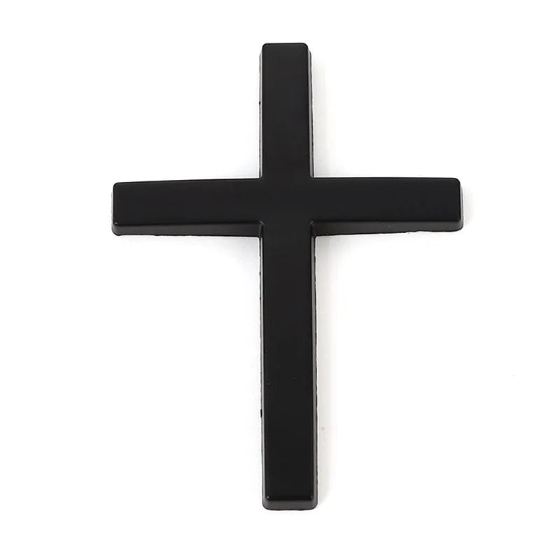 3D Metal Christian Cross Emblem Badge Decal for All Cars