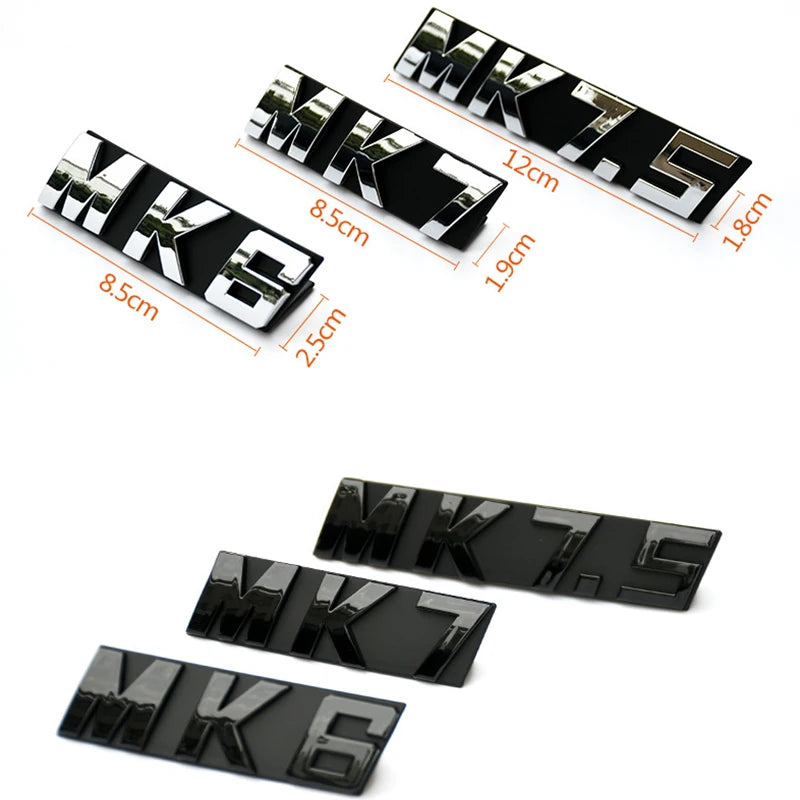 VW Golf 6/7 MK6 MK7 Front Grille Emblem Trim Decal