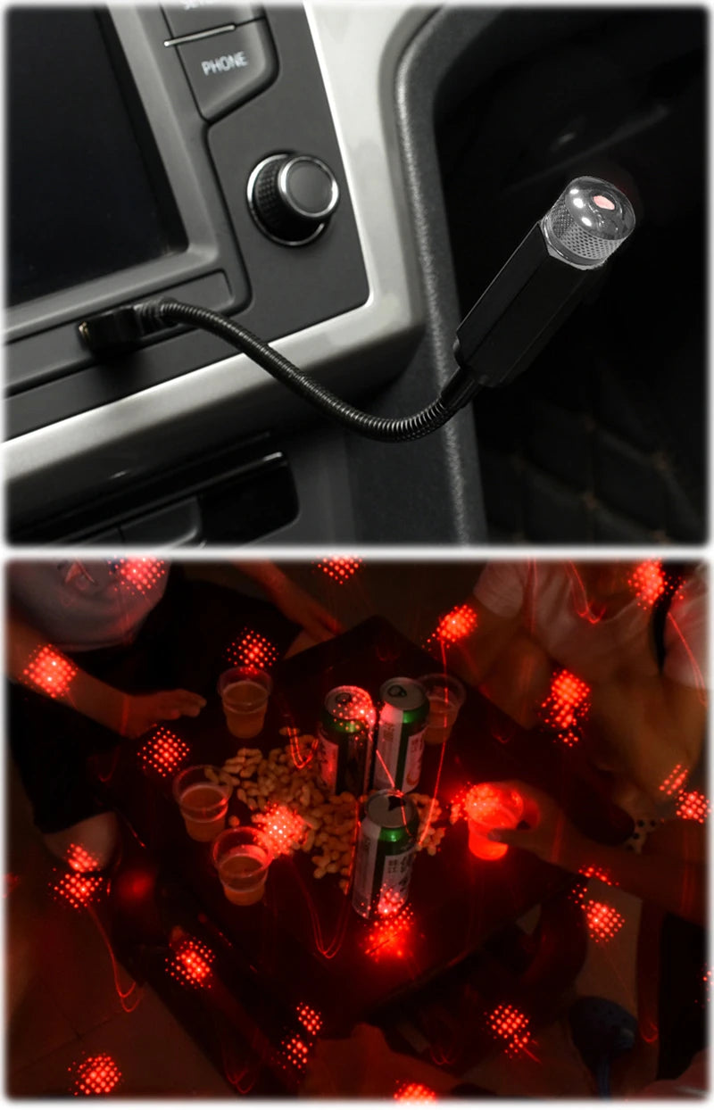 LED USB Ambient Lamp for Audi A4 A5 A6 Q5 Q7 TT Sline