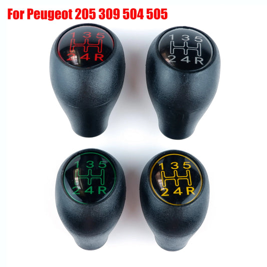 5 Speed Gear Shift Knob for Peugeot 504 505 205 309, Multi-Color