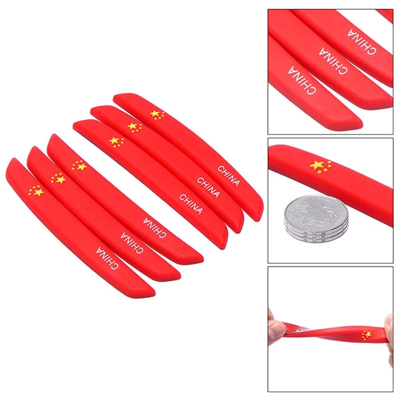 6Pcs Car Door Edge Guard Trim Strip for Audi BMW – Anti-Scratch