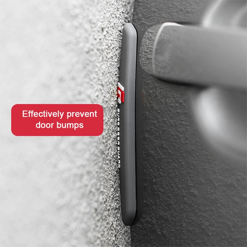 6 protectores de borde de puerta de coche para Audi y BMW, antiarañazos
