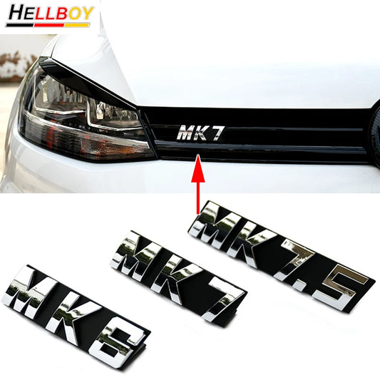 VW Golf 6/7 MK6 MK7 Front Grille Emblem Trim Decal
