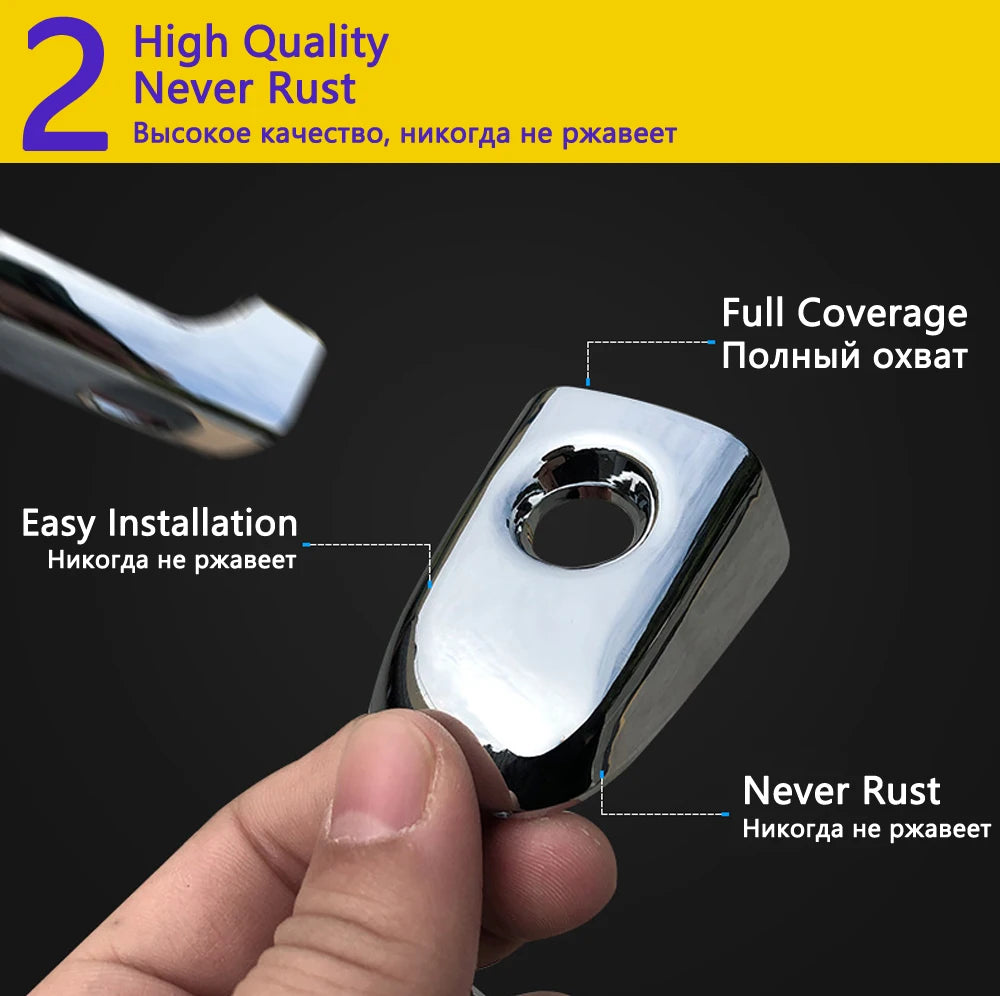 Chrome Handle Cover Trim for Opel Vauxhall Meriva 2011-2017
