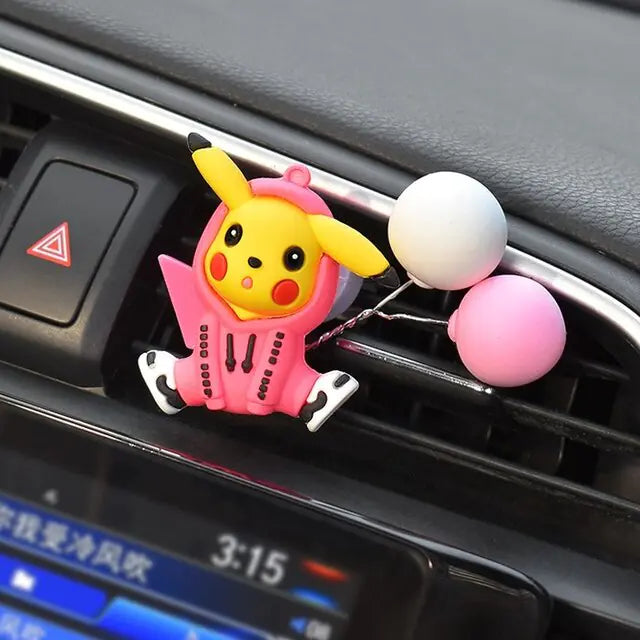 Clip d'aromathérapie pour voiture Pokémon Pikachu