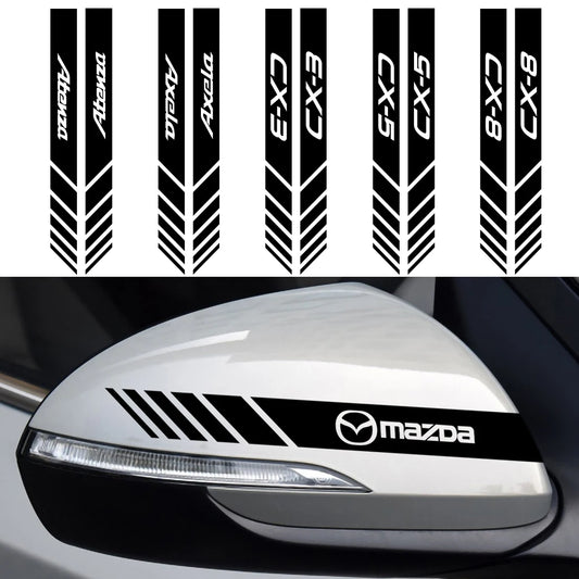 Mazda Emblem Decal – Mirror & Trunk Sticker