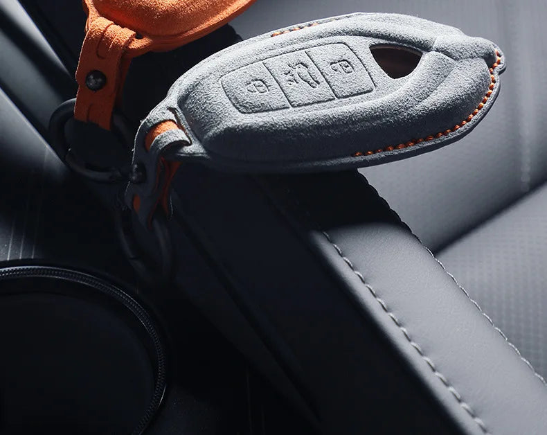 Premium Suede Key Case for Lamborghini Urus & Revuelto