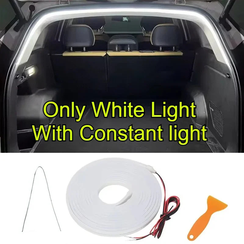RGB 5M Trunk LED Strip, Waterproof, APP Control, 12V Plug & Play White Light 1 No App 5M – Car Accessories | MotorWorld Marketplace