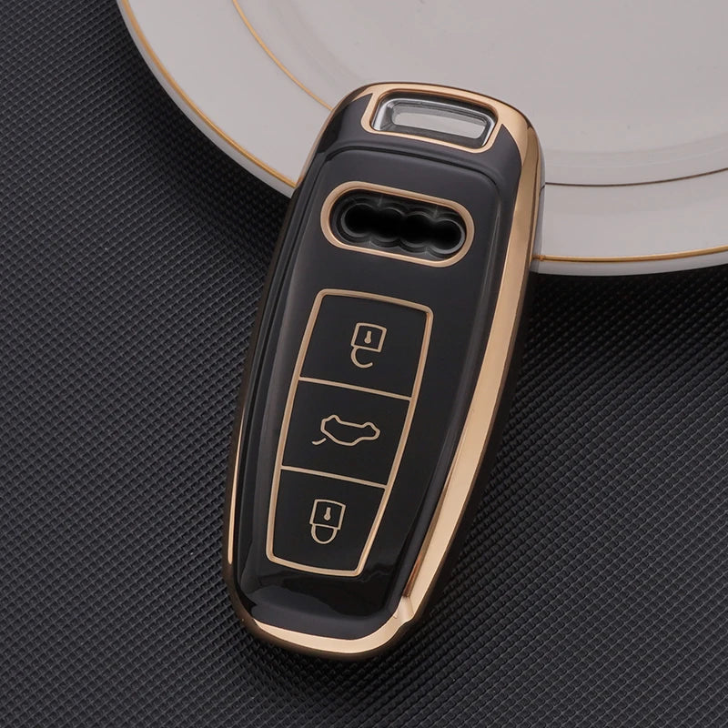 Audi TPU Key Fob Cover Case for Q8 RSQ8 A6 A7 RS6 RS7 S6