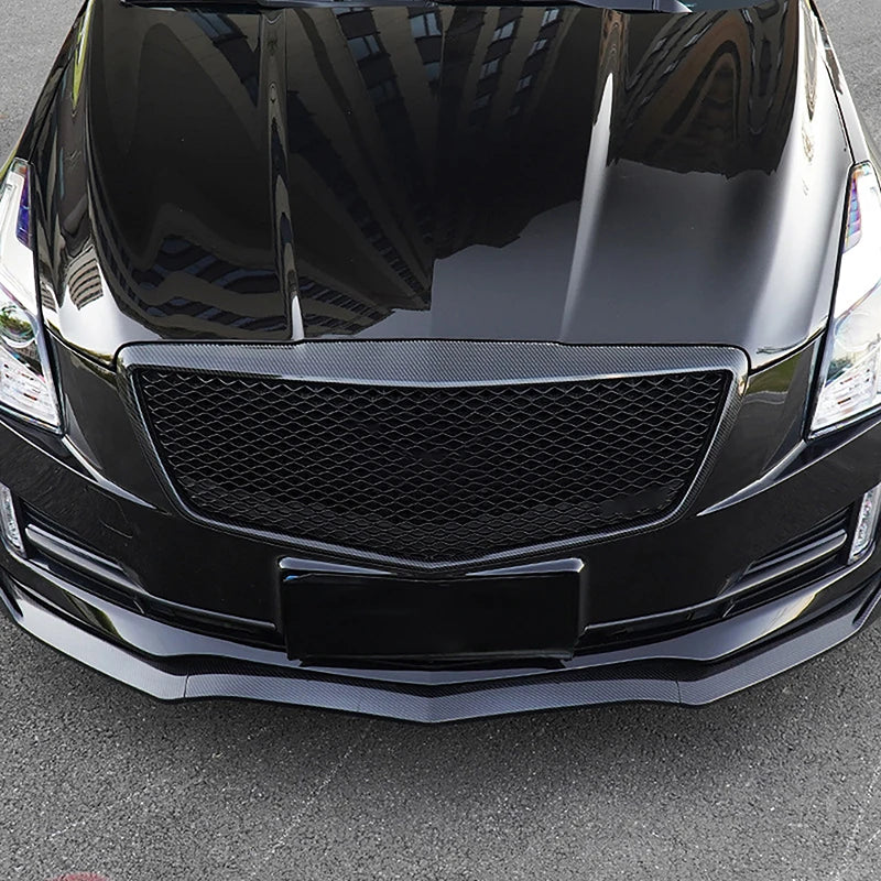 Garniture de pare-chocs avant en fibre de carbone pour Cadillac ATS 2015-2018