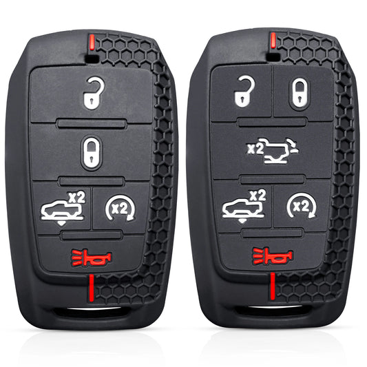 RAM 2020-2021 3/4/5 Button Silicone Key Fob Cover