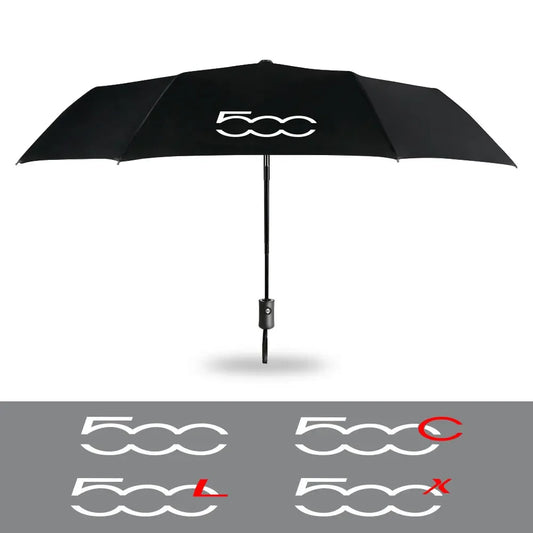 Fiat 500/500X/L Auto Windproof Umbrella w/ Logo