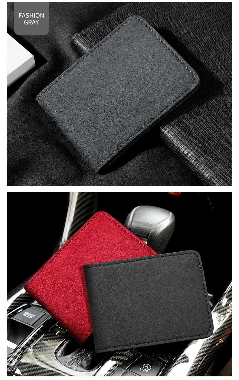 Premium Suede License Holder for Alfa Romeo Giulia & More