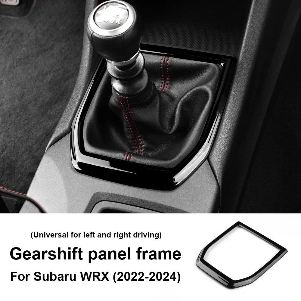 Subaru Impreza WRX STI 2022-2024 Carbon Gear Shift Panel Cover Trim Glossy Black – Car Accessories | MotorWorld Marketplace
