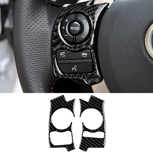 Carbon Fiber Steering Wheel Trim for Lexus IS250/NX 2013-20