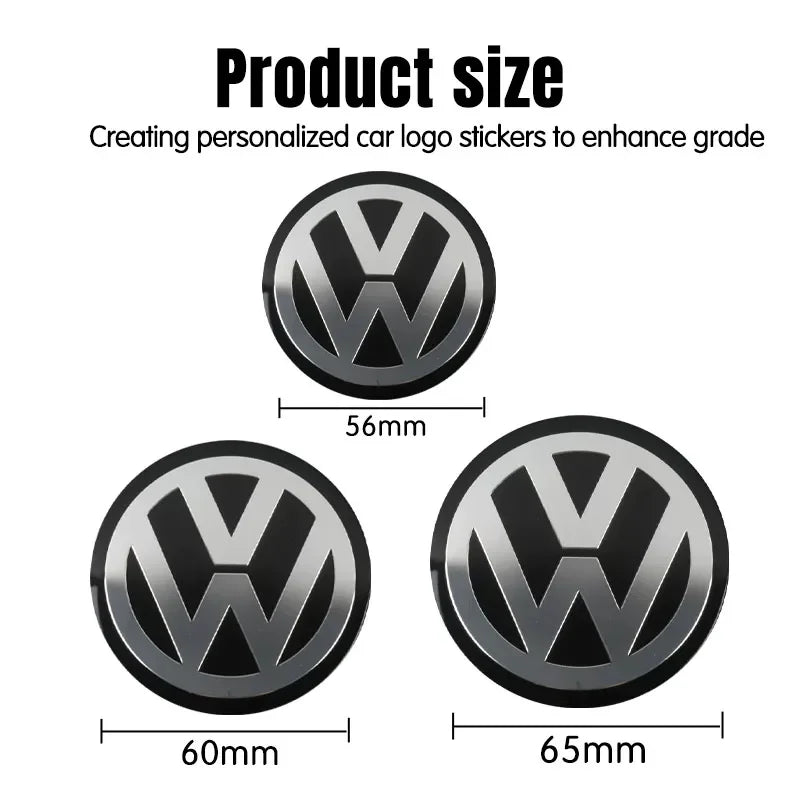 VW Wheel Center Hub Decals 4PCS – Pro Styling Upgrade