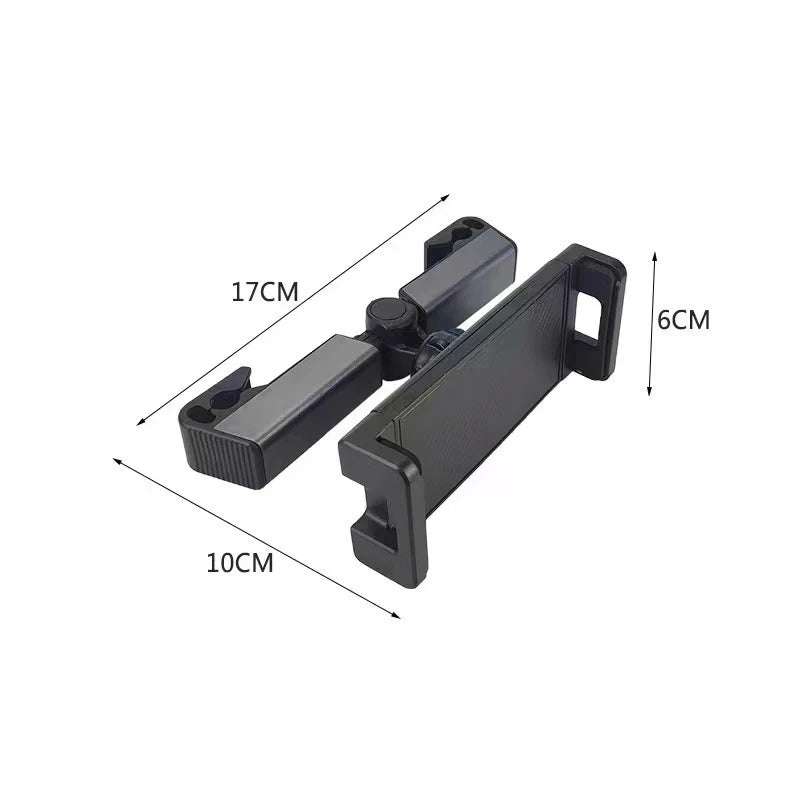 Support de téléphone et tablette réglable pour appui-tête de voiture (4,7 à 12,9 pouces)