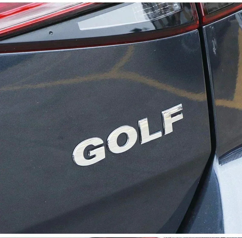 VW Golf 6 7 Rear Trunk ABS Badge Emblem Nameplate Decor