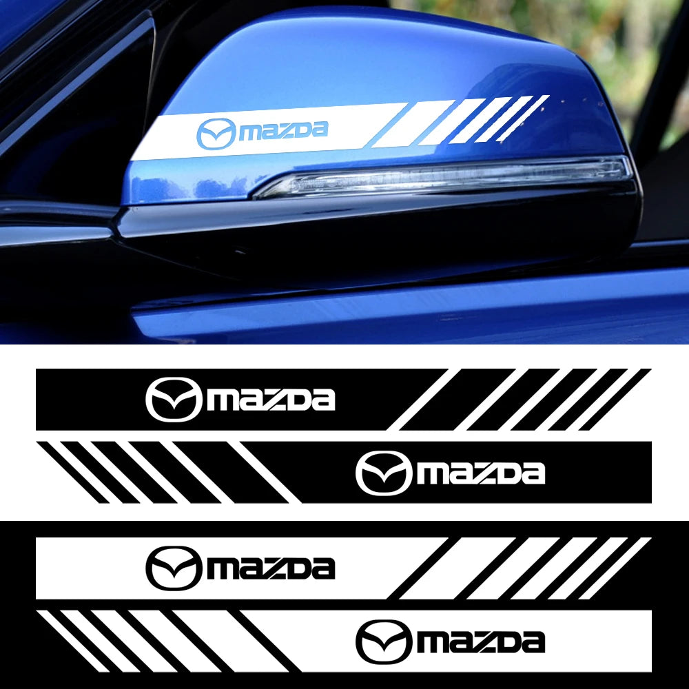 Mazda Emblem Decal – Mirror & Trunk Sticker