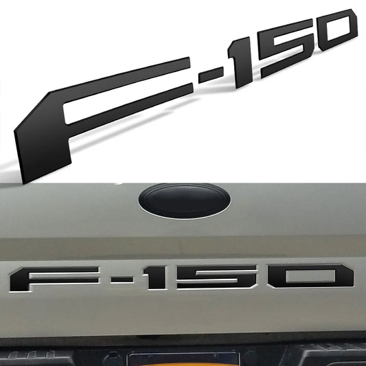 Black F-150 Rear Emblem Badge Sticker for Ford