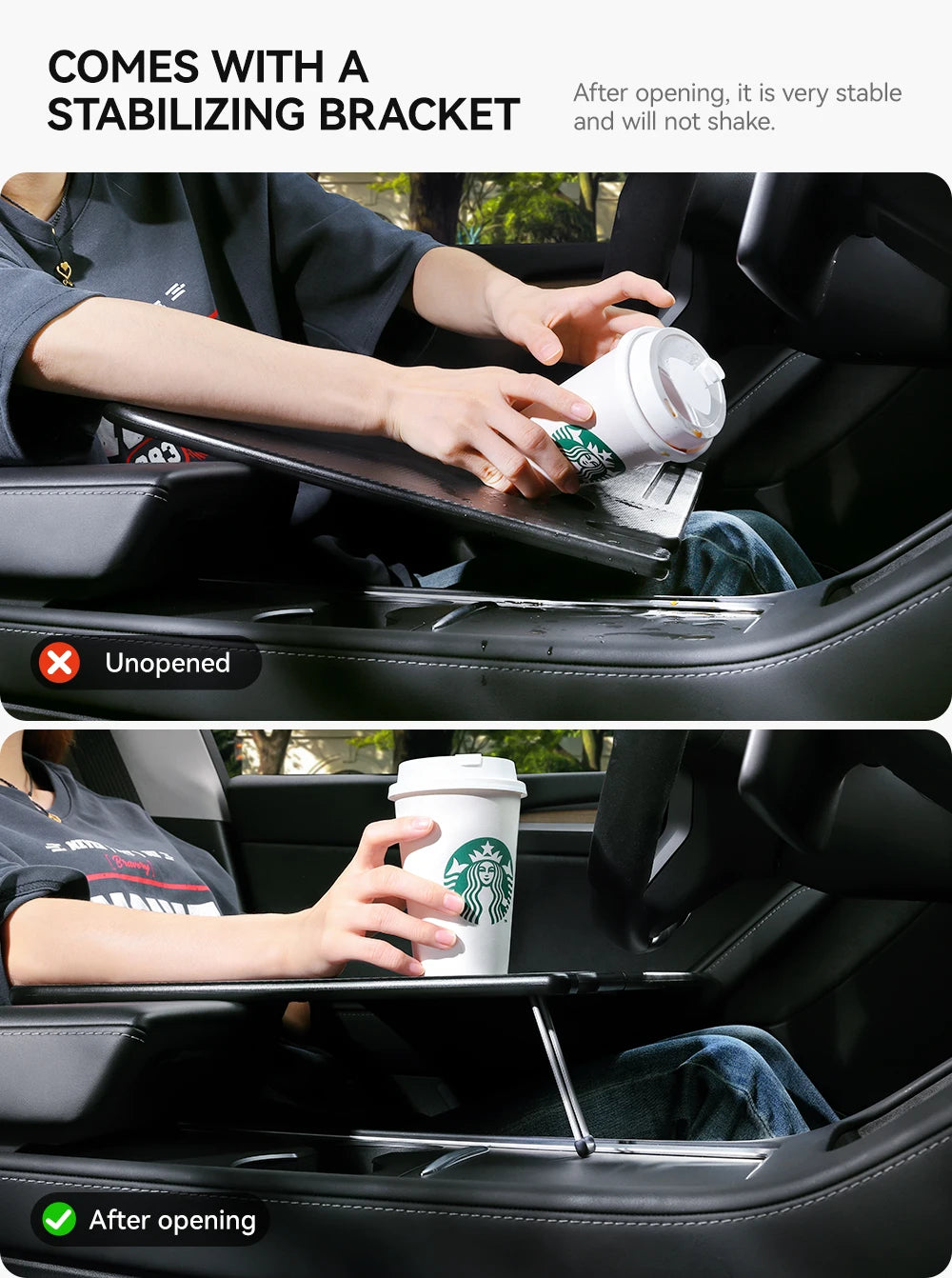 Tesla Model X/S/3/Y 2018-2025 Steering Wheel Desk Tray