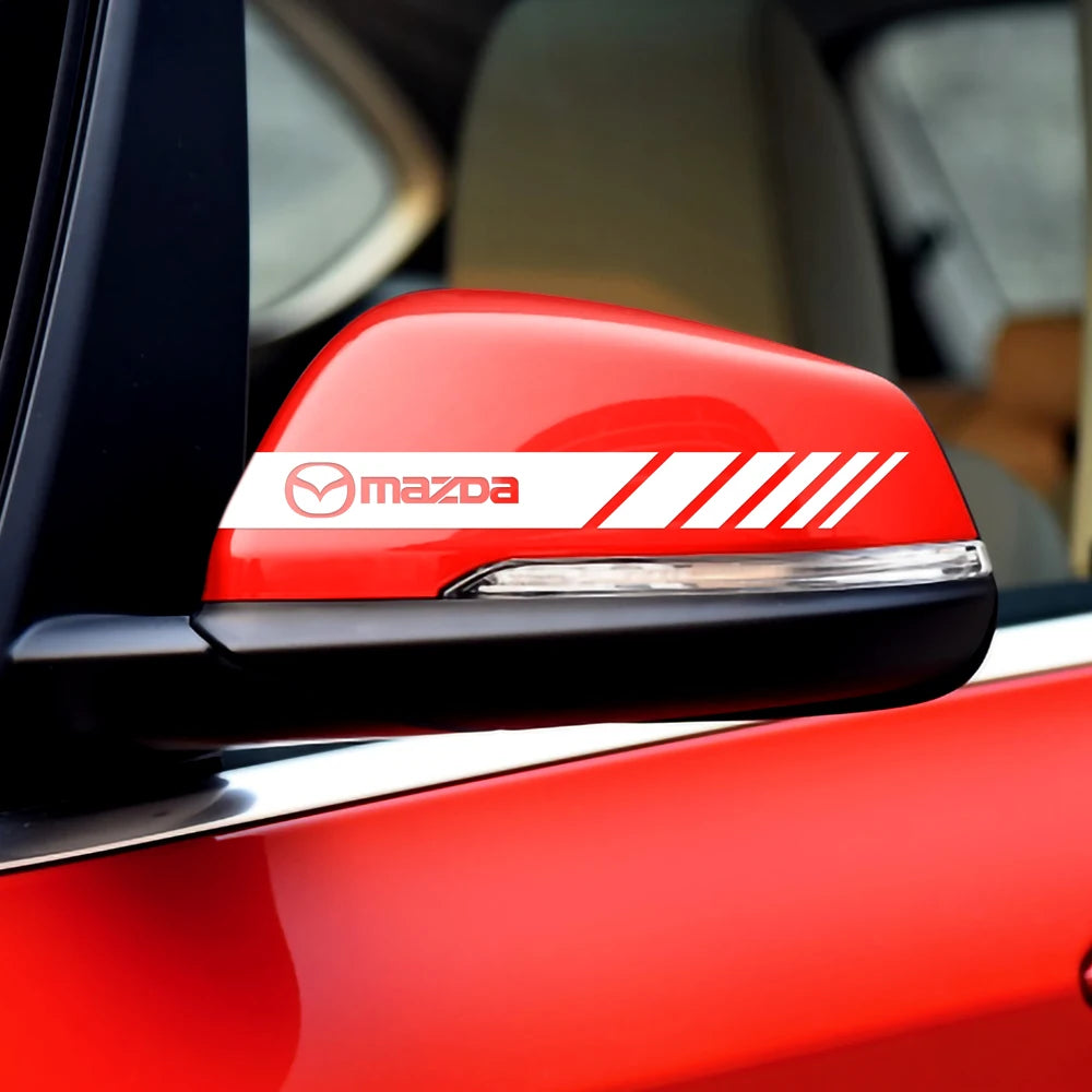 Mazda Emblem Decal – Mirror & Trunk Sticker