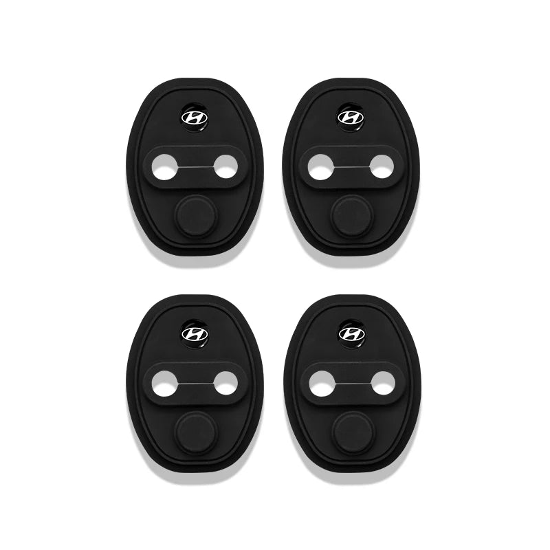 4Pcs Silicone Door Lock Covers for Hyundai