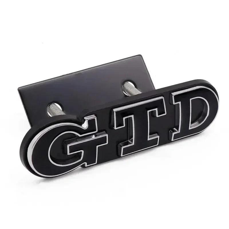 3D Metal GTD Emblem Badge for VW Polo Golf MK4-8 Grill/Trunk