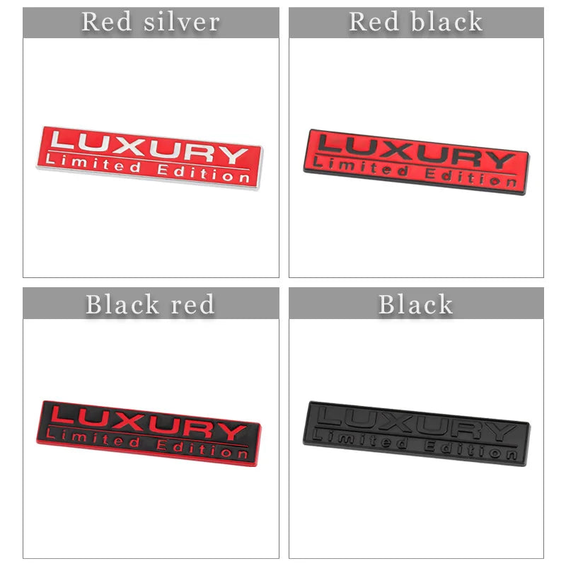 Luxury Limited Edition Logo Sticker for Jeep & SUV Models