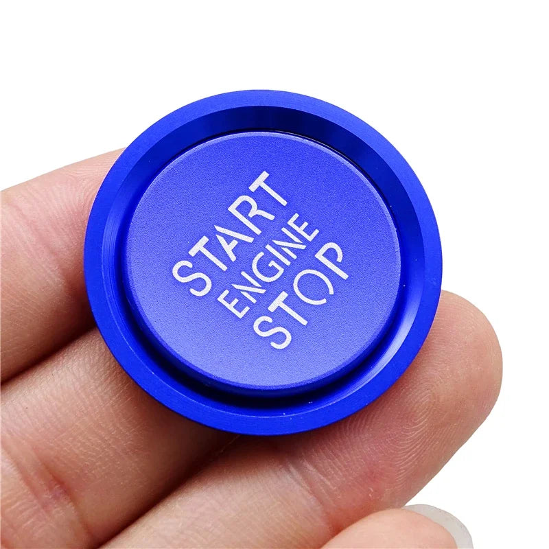 Premium Engine Start Stop Button Ring Cap for Audi, Alloy