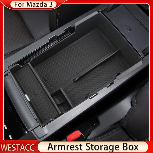 Mazda3 Axela 2019-2023 Armrest Storage Organizer Tray