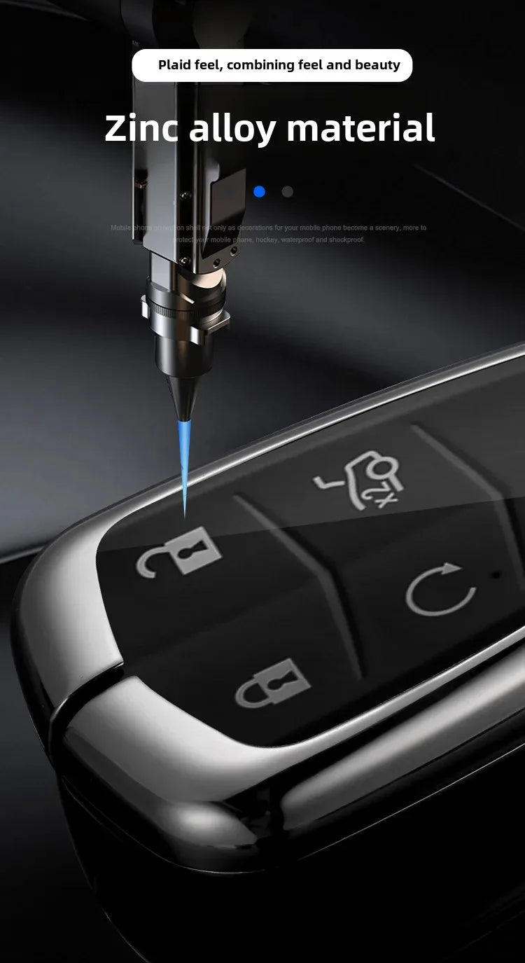 Premium Shell Buckle Key Case for Cadillac ATSL XT5 XT4 CT5