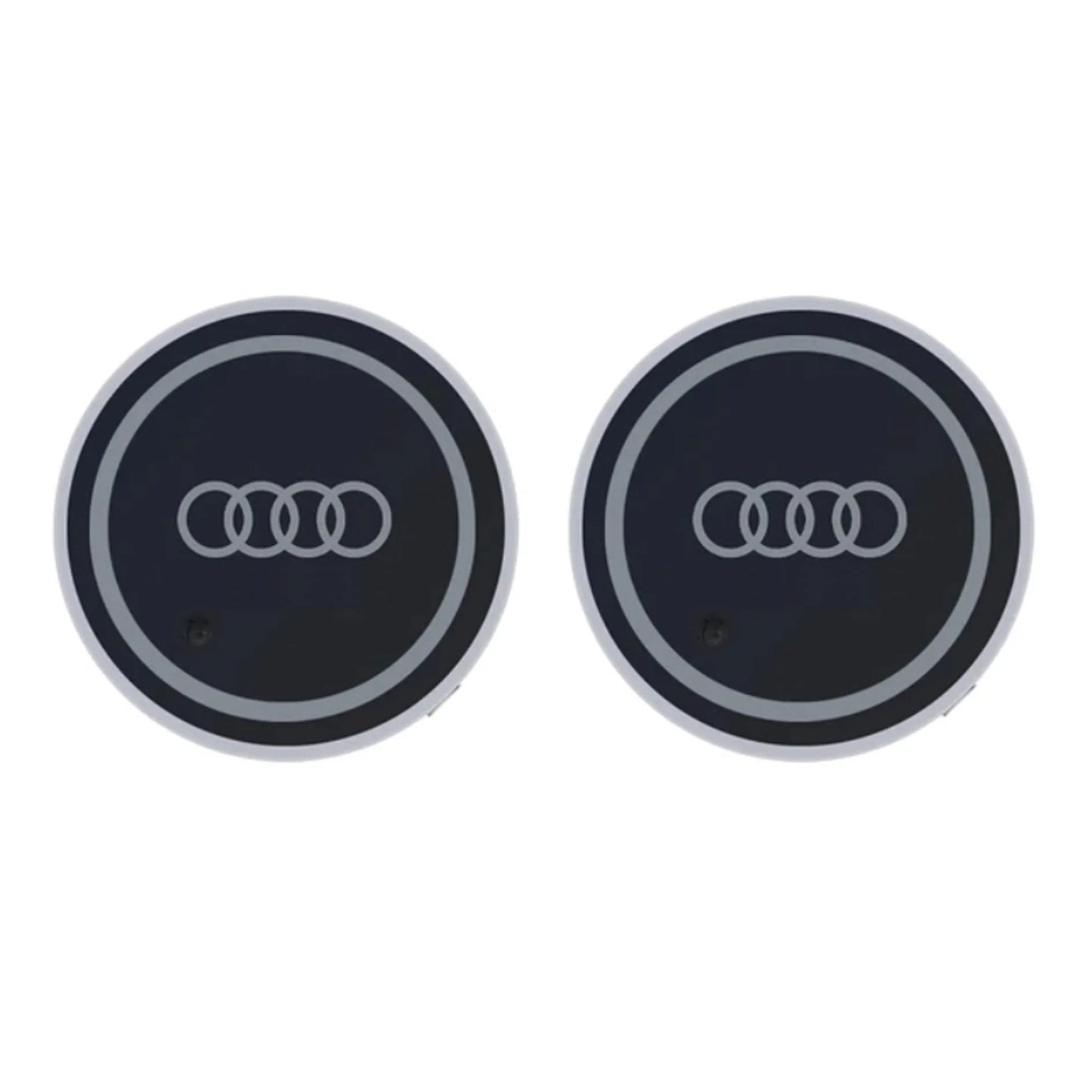 LED Cup Holder Coaster Lights for Audi A1-A8 Q Series S RS