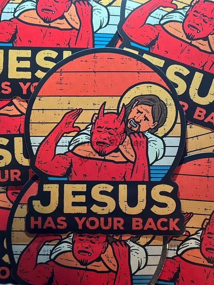 Jesus Has Your Back Jiu-Jitsu Vinyl Car Sticker Christian – Car Accessories | MotorWorld Marketplace