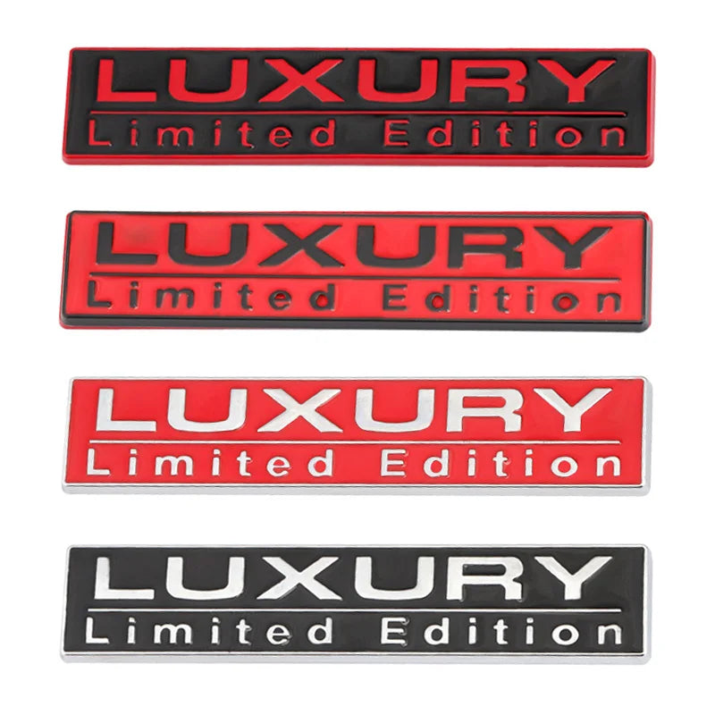 Luxury Limited Edition Logo Sticker for Jeep & SUV Models