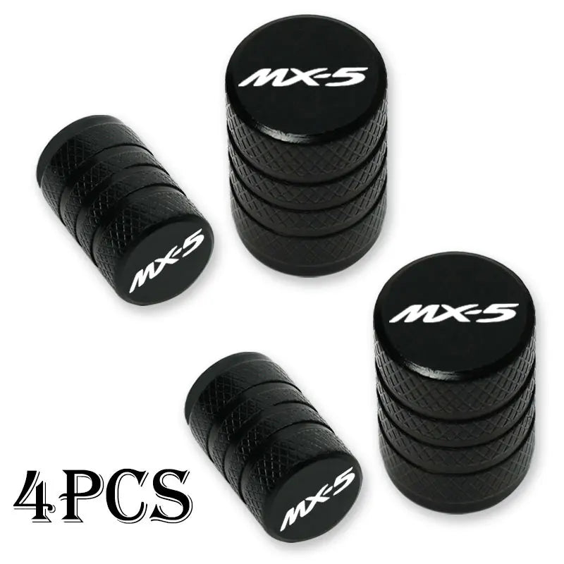 Mazda Valve Stem Caps Waterproof Dustproof Set